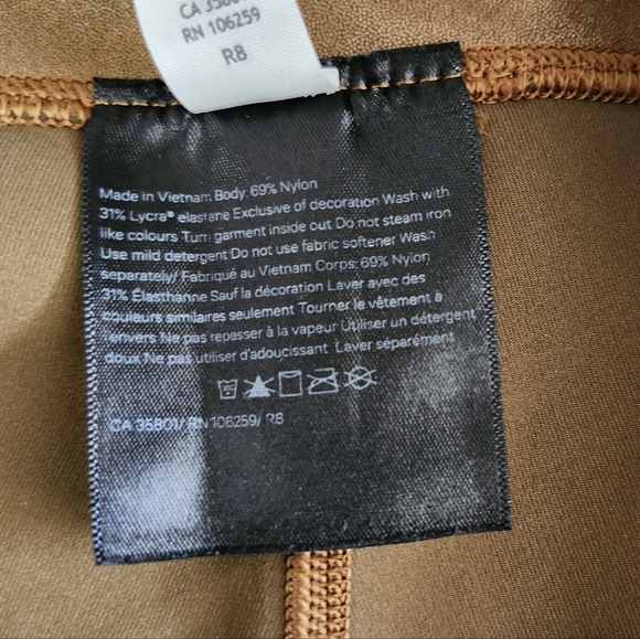 Lululemon Wunder Under High-Rise Tight *Foil 28" Matte Copper Foil Size 12 NWOT - Picture 7 of 9